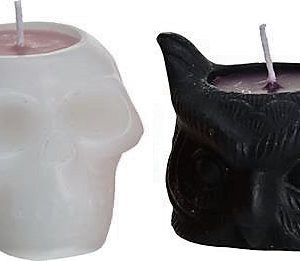 VELA PARA HALLOWEEN TAMAÑO DE 6CM DE COLORES Y FORMAS SURTIDOS