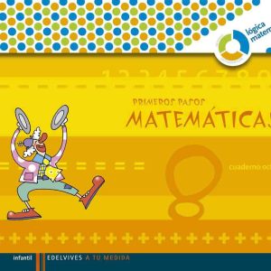 PRIMEROS PASOS DE MATEMATICAS NIVEL 3 CUADERNO 8 CON ESPIRAL DE EDELVIVES A TU MEDIDA