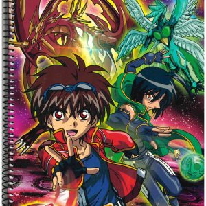 BLOC TAMAÑO FOLIO DE ESPIRAL CON CUADRO DE 4MM DE 80 HOJAS CON DIBUJOS SURTIDOS DE SAFTA