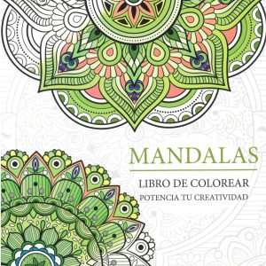 LIBRO DE COLOREAR MANDALAS SURTIDO DE SALDAÑA. PRECIO POR UNIDAD.