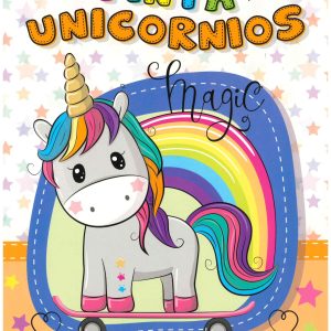 LIBRO DE COLOREAR PINTA UNICORNIOS SURTIDOS SALDAÑA CPC136. PRECIO POR UNIDAD.