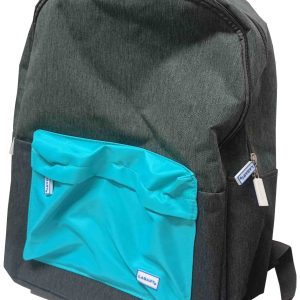 MOCHILA GRANDE DE 40CM CON 2 CREMALLERAS Y 1 BOLSILLO Y ASA DE LAGART 331314