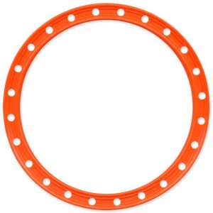 ARO PLANO DE PLASTICO MACIZO DE Ø 18CM CON AGUJEROS Y COLORES SURTIDOS