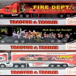 CAMION EN MINIATURA ARTICULADO DE METAL Y PLASTICO 3228 FANTASTIKO. PRECIO POR UNIDAD .