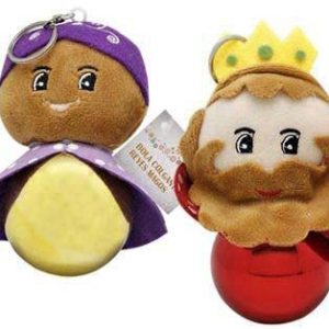 BOLA COLGANTE DE LLAVERO DE REYES MAGOS SURTIDOS.