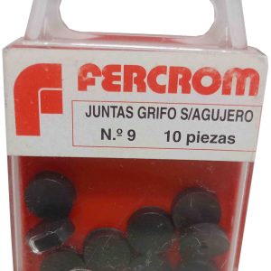 JUNTA PARA GRIFO CIEGA DEL Nº 9 DE FERCROM EN BLISTER DE 10 UNIDADES