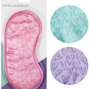 ANTIFAZ PARA DORMIR DE CORAZONES MIDE 18,5X8CM. DE MARKET SUPREM 48322