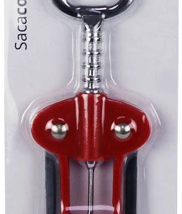 SACACORCHOS MANUAL METALICO CROMADO Y PLASTICO DE COLOR DE MARKET SUPREM A8467