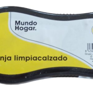 ESPONJA LIMPIACALZADO INCOLORA DE MUNDO HOGAR HECHO EN ESPAÑA 12X4CM