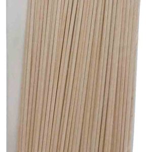 PALILLOS HIGIENICOS REDONDOS DE MADERA DE ABEDUL DE 25CM X Ø 0,25CM EN BLISTER DE 100 UNIDADES DE MAXI MADERA 4006