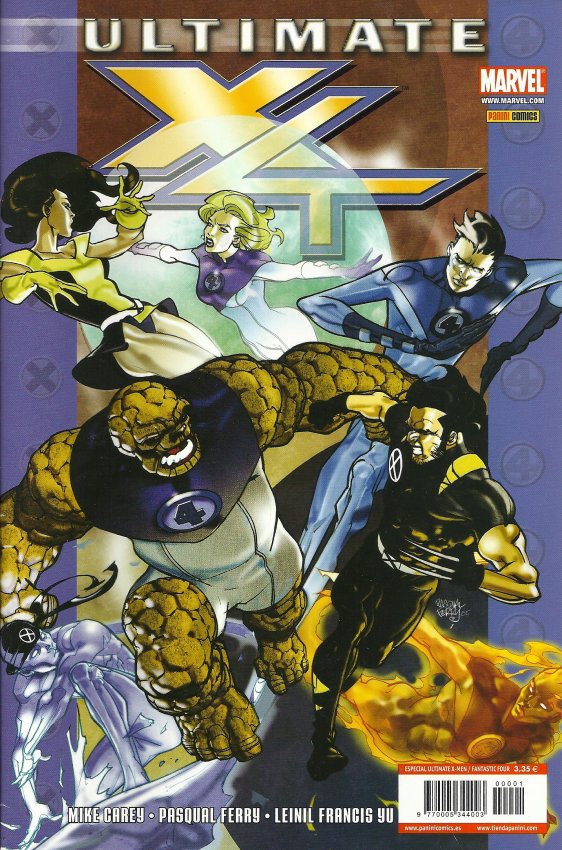 ULTIMATE X4 Nº1 ESPECIAL ULTIMATE X-MEN/FANTASTIC FOUR DE PANINI MARVEL - Imagen 2