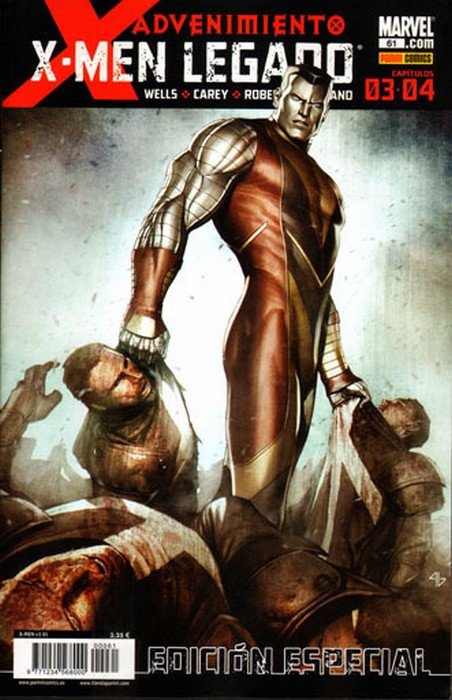 X-MEN LEGADO VOL 3 Nº 61 DE 87 EDICION ESPECIAL ADVENIMIENTO. CAPÍTULOS 3 Y 4 DE PANINI MARVEL