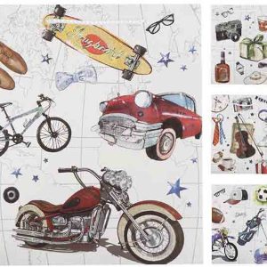 BOLSA DE REGALO CON BRILLANTINA Y ASAS DE CORDON MEDIDAS 32X26X12CM. DE MARKET SUPREM A1742. PRECIO POR UNIDAD.