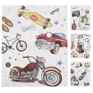 BOLSA DE REGALO CON BRILLANTINA Y ASAS DE CORDON MEDIDAS 40X31X12CM. DE MARKET SUPREM A1743. PRECIO POR UNIDAD.