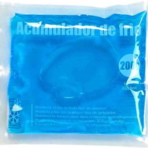 BOLSA ACUMULADOR DE 200ML. DE GEL PARA CONGELAR Y REFRIGERAR FLEXIBLE Y REUTILIZABLE.