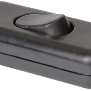 INTERRUPTOR DE PASO BASCULANTE DE 4A 250V. UNIPOLAR NEGRO DE SOLERA 40N