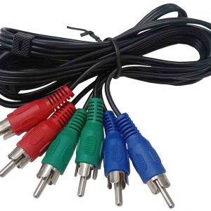 CABLE DE CONEXION DE AUDIO 3 RCA MACHO A 3 RCA MACHO Y 1,5 METROS DE CABLE.