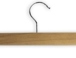 PERCHA DE MADERA PARA ARMARIO CON PINZAS Y GANCHO DE METAL DE MARKET SUPREM A7702.