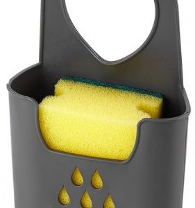 ESTROPAJERO COLGANTE DE SILICONA PARA GRIFO CON ESTROPAJO.