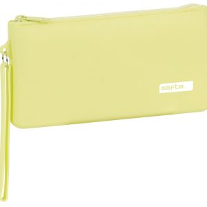 PORTATODO PLANO DE SILICONA DE 1 CREMALLERA COLORES PASTEL DE SAFTA.