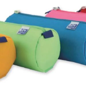 PORTATODO DE 1 CREMALLERA REDONDO GRANDE CON GOMA DE OXFORD KANGOO. PRECIO POR UNIDAD.