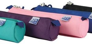 PORTATODO DE 1 CREMALLERA REDONDO PEQUEÑO CON GOMA DE 22X5CM DE OXFORD KANGOO. PRECIO POR UNIDAD.