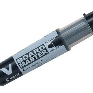 ROTULADOR PARA PIZARRA BLANCA PILOT V BOARD MASTER RECARGABLE DE COLOR NEGRO Y DE TINTA LIQUIDA.