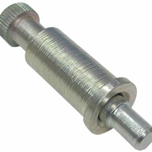 PIVOTE METALICO ZINCADO CON MUELLE PARA CAMPANAS DE COCINA PLEGABLES DE Ø 5MM X 40MM LARGO.