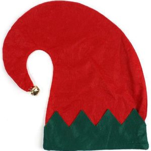 GORRO DE ELFO NAVIDEÑO DE FIELTRO 30X35CM DE MARKET SUPREM A1060.