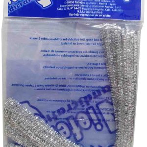 VARILLAS DE CHENILLA COLOR PLATA DE 300MM. EN BOLSA DE 25 UNIDADES DE NIEFENVER 1200111P.