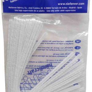 VARILLAS DE CHENILLA COLOR BLANCA DE 300MM. EN BOLSA DE 25 UNIDADES DE NIEFENVER 1200111B.