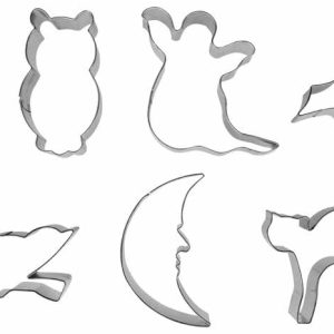 CORTAPASTAS ESTAÑADOS DE HALLOWEEN SURTIDOS EN SET DE 7 UNIDADES DE IBILI 723700.