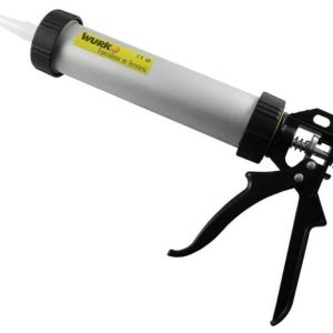 PISTOLA DE SILICONA PROFESIONAL CON CUERPO DE ALUMINIO PARA MORTERO DE 15CM. TQL005. DE WURKO.