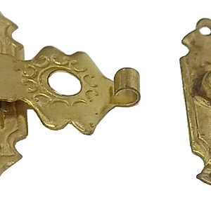 CIERRE DE LATON DORADO BROCHE PARA ESTUCHE DE 22X14MM. N.934.