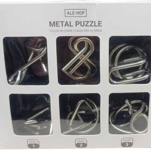 PUZZLE DE METAL DE ALE-HOP CON 3 NIVELES 2200579.