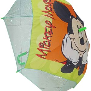 PARAGUAS INFANTIL DE MICKEY EN VERDE DE PERLETTI.