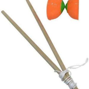 DIABOLO DE PLASTICO Y PALOS DE MADERA DE 13,8X9,8X33CM. DE RT 23497.