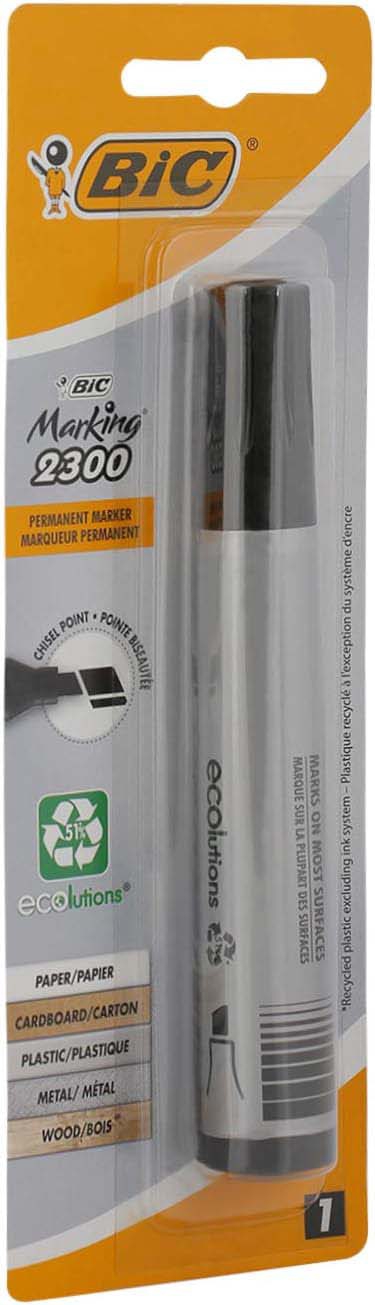 ROTULADOR BIC NEGRO PERMANENTE 2300 - Imagen 2