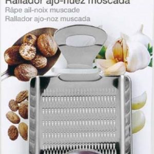 RALLADOR DE AJO Y NUEZ MOSCADA INOXIDABLE PEQUEÑO. DE LIFESTYLE 2457.