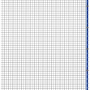 FALSILLA DE ESCRITURA DE A4 POLIPROPILENO MILIMETRADA DE OFFICE BOX 21061.