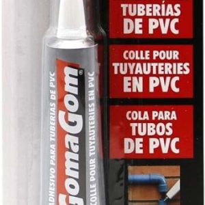 PEGAMENTO ADHESIVO PARA TUBERÍAS DE PVC DE 20ML. DE GOMAGOM 16 REF. 22101.