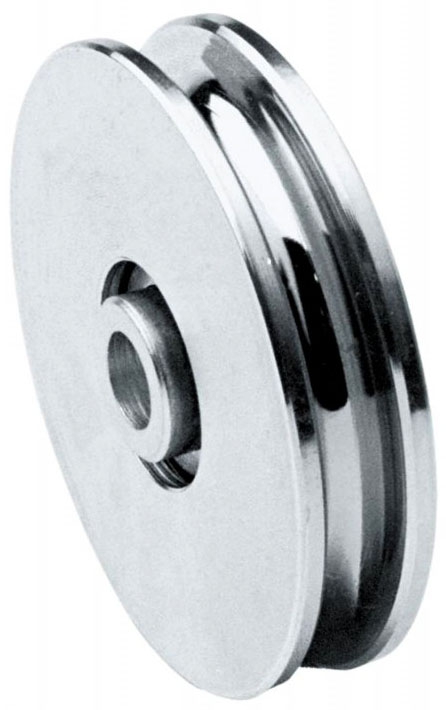 POLEA PUERTA ELEVACION 100X10MM. 105 CANAL EBRO.