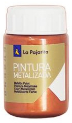 PINTURA METALIZADA COBRE DE LA PAJARITA DE 35ML. ME-05. - Imagen 2