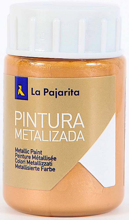 PINTURA METALIZADA ORO DUCADO DE LA PAJARITA DE 35ML. ME-04.