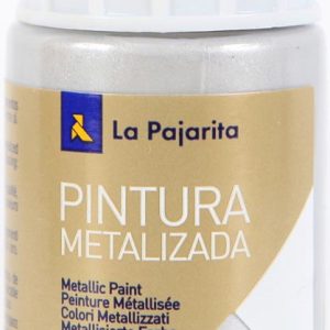 PINTURA METALIZADA PLATA DE LA PAJARITA DE 35ML. ME-01.
