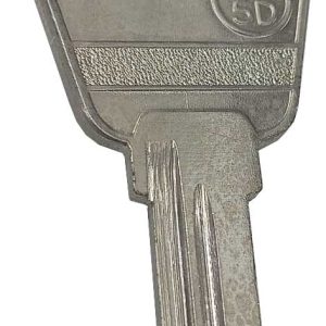 LLAVE PARA COPIA EN BRUTO, MODELO AB 5D METALICA DE JMA. PRECIO POR UNIDAD. FOTOS DE AMBAS CARAS DE LA LLAVE.