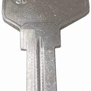 LLAVE PARA COPIA EN BRUTO, MODELO AB 8D METALICA DE JMA. PRECIO POR UNIDAD. FOTOS DE AMBAS CARAS DE LA LLAVE.