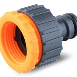 BOQUILLA DE CONECTOR RAPIDO A HEMBRA 3/4 Y HEMBRA 1/2 EN SET DE 2 PIEZAS DE PLASTICO