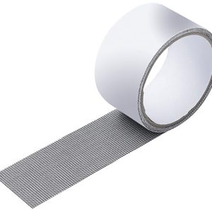 CINTA ADHESIVA PARA REPARAR MOSQUITERAS DE 50MMX2M. DE FIBRA DE VIDRIO DE BRINOX B6143-5G.