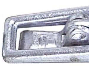 CIERRE CARTOLA CON UÑA DEL Nº0 DE 13CM. CIERRE DE CAMION O CIERRE CATALAN.